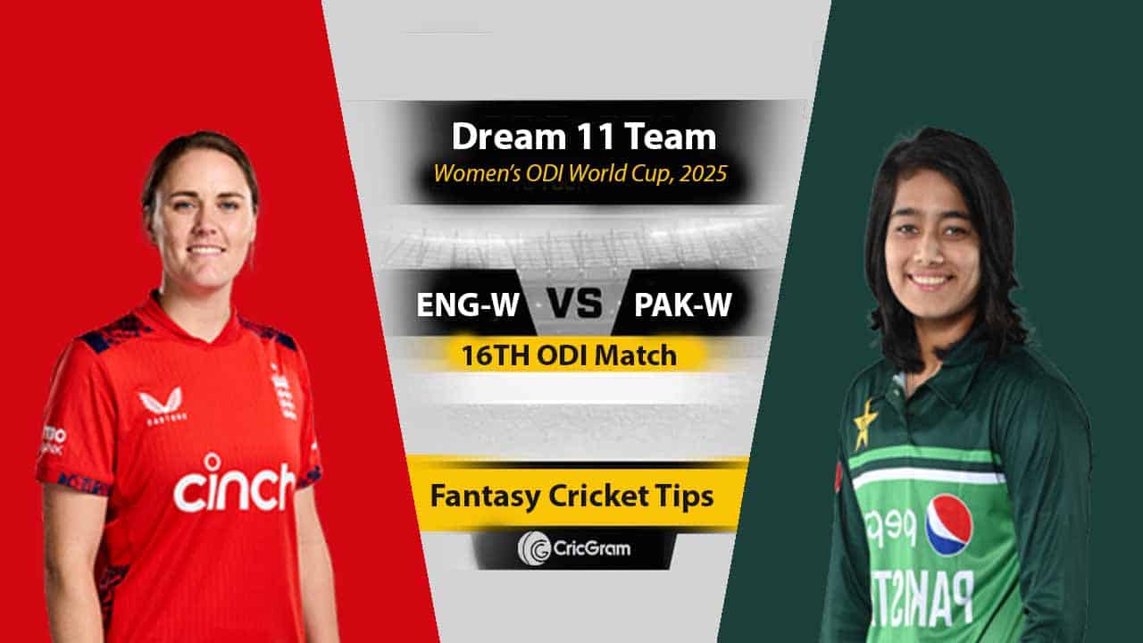 ENG-W vs PAK-W Dream11 Prediction Today