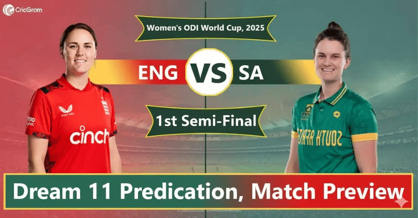 ENG-W vs SA-W Dream 11 Team, 1st Semi-Final Women's ODI World Cup