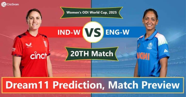 IND-W vs ENG-W Dream11 Prediction Today, Fantasy Tips, Best Picks, Playing 11 for 20th ODI Match