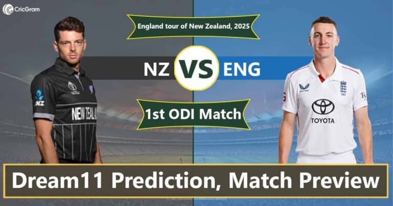 NZ vs ENG Dream 11 Team, 1st ODI England tour of New Zealand