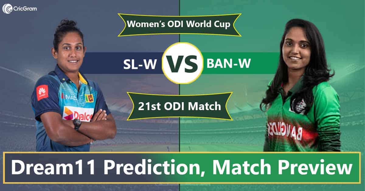 SL-W vs BAN-W Dream11 Prediction Today, Fantasy Tips, Best Picks, Playing 11 for 21st ODI Match 2025
