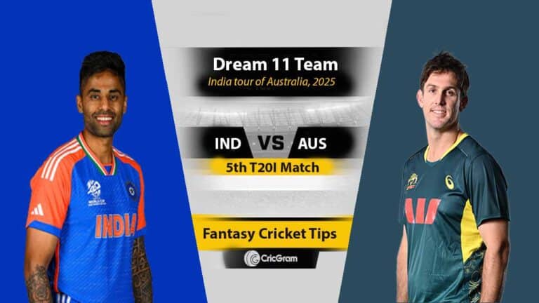 AUS vs IND Dream 11 Team, 5th T20I India tour of Australia
