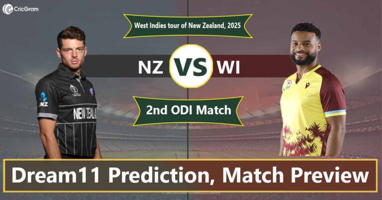 NZ vs WI Dream 11 Team, 2nd ODI West Indies tour of New Zealand, 2025