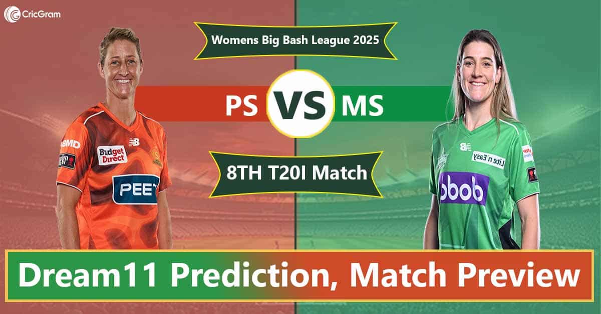 PS vs MS Dream 11 Team, 8th Match Womens Big Bash League 2025