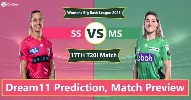 SS vs MS Dream11 Prediction Today – Fantasy Tips, Best Picks, Playing 11 for 17th Match WBBL 2025