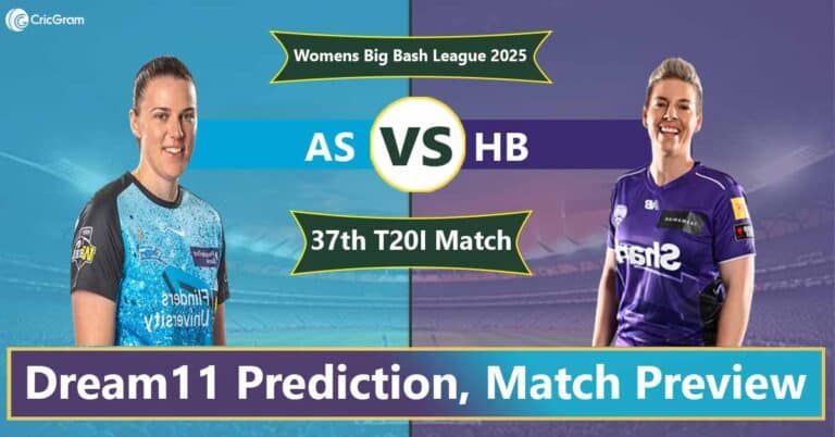 AS vs HB Dream 11 Team, 37th Match Women's Big Bash League 2025
