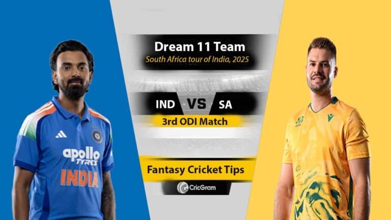IND vs SA Dream 11 Team, 3rd ODI South Africa tour of India, 2025