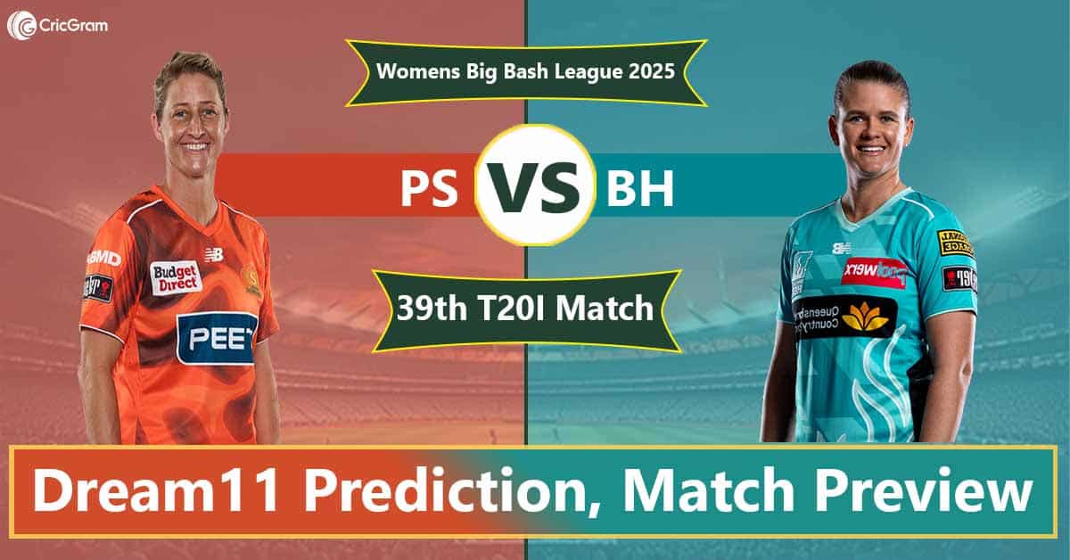 PS vs BH Dream11 Prediction Today – Fantasy Tips, Best Picks, Playing 11 for 39th Match WBBL 2025