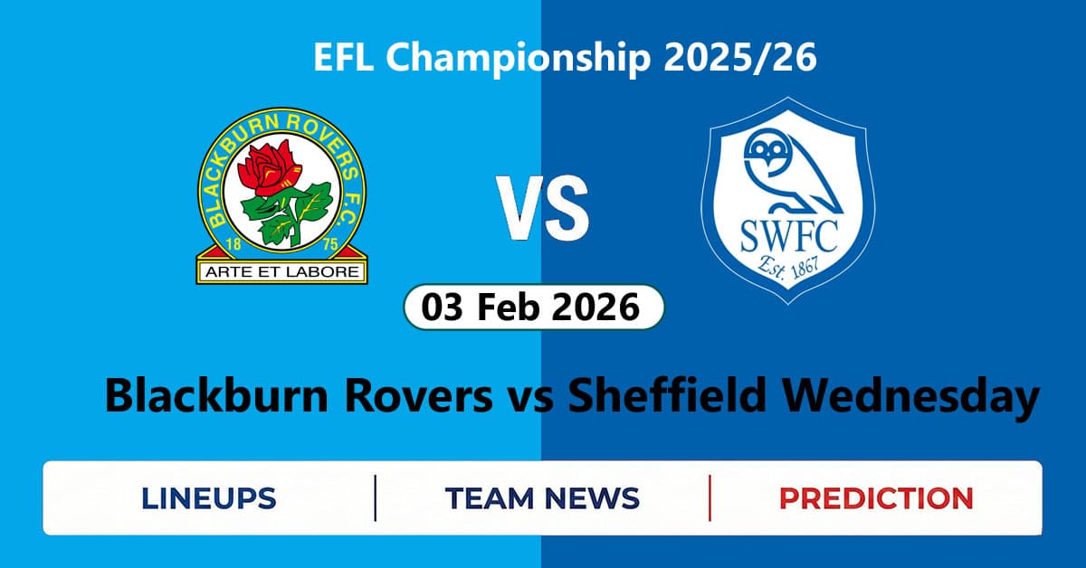 Blackburn Rovers vs Sheffield Wednesday