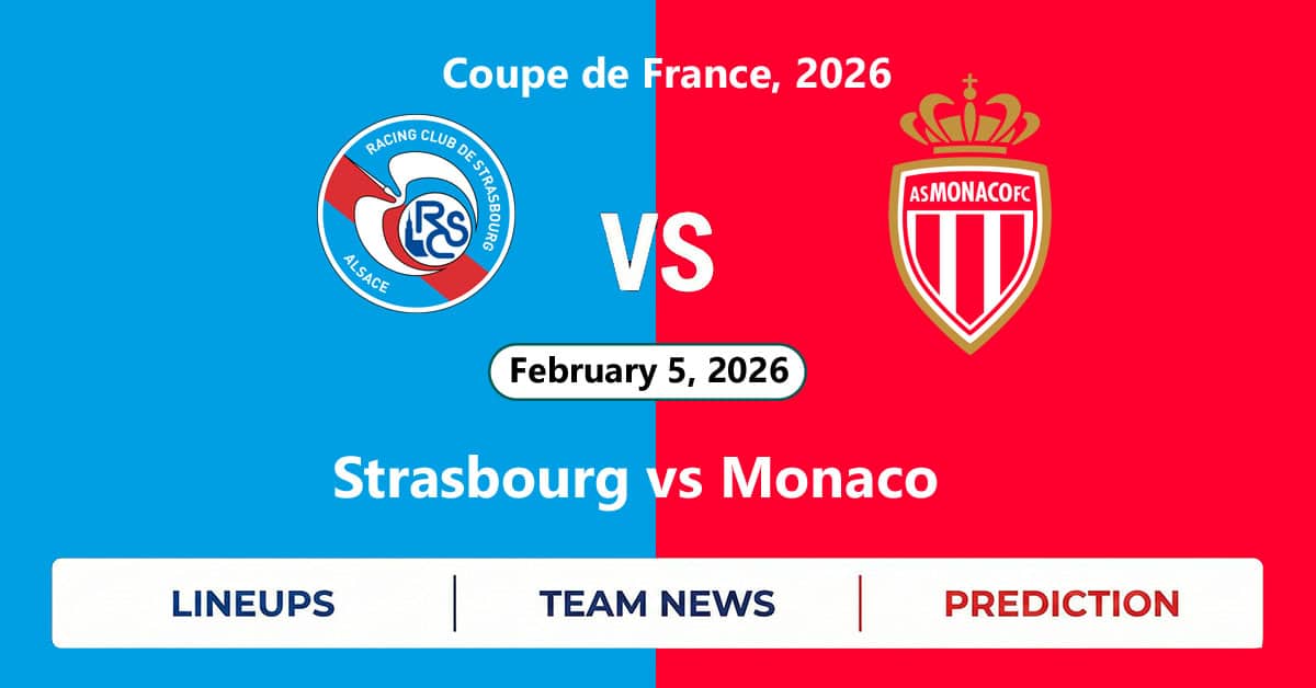 Strasbourg vs Monaco