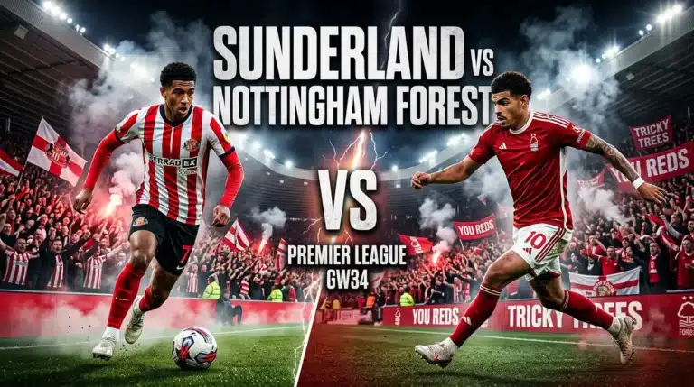 Sunderland vs Nottingham Forest